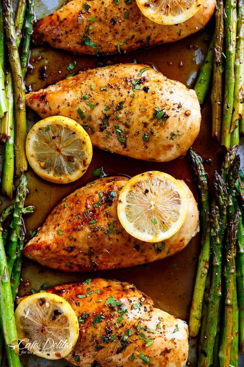 Master the Bright & Zesty One Pan Honey Lemon Chicken Asparagus